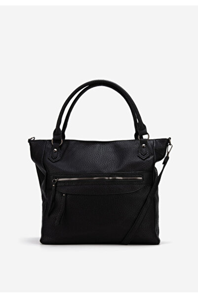 B T Shoes Černá rukojeť kabelky Mitona