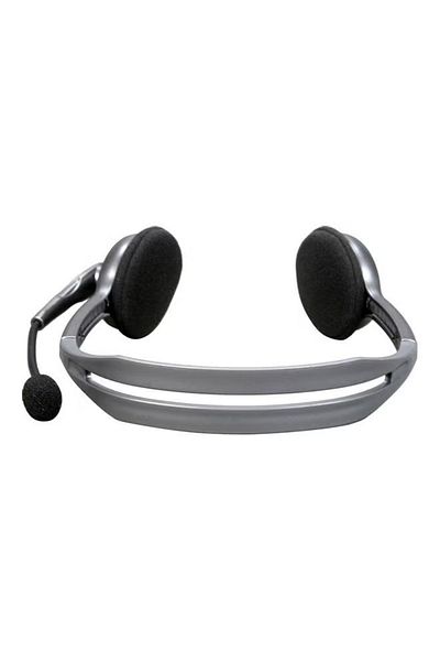 logitech Multifunctional Head-Mounted Stereo Headset – Grey