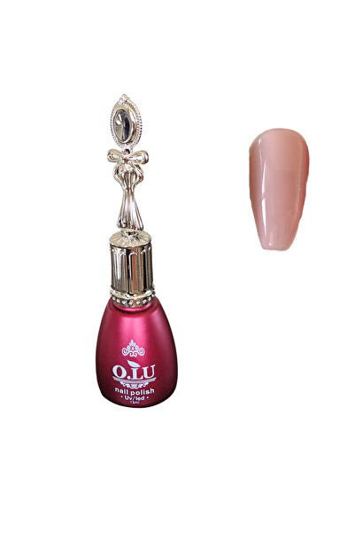 OLU NAİL Kalıcı Oje 15ml - Açık Pudra Pembe - UV/LED Jel Tırnak Cilası