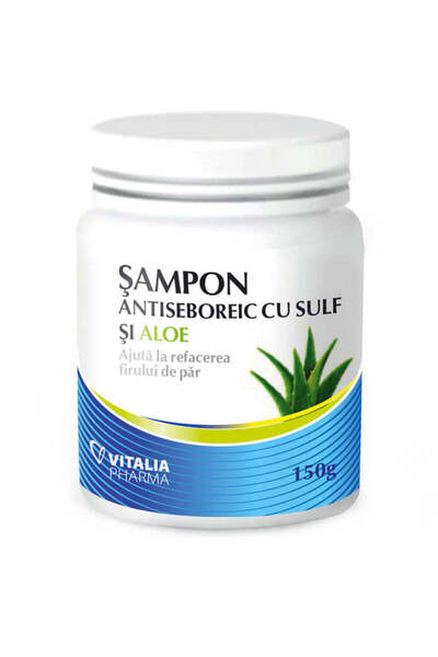 Viva Pharma Antiseborrheic shampoo with sulfur and aloe, 150g, Viva Pharma