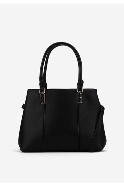 B T Shoes Černá rukojeť kabelky Sousa