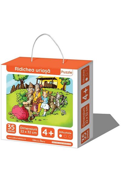 Diana Giant radish. Educational puzzle 35 pieces, 4+
