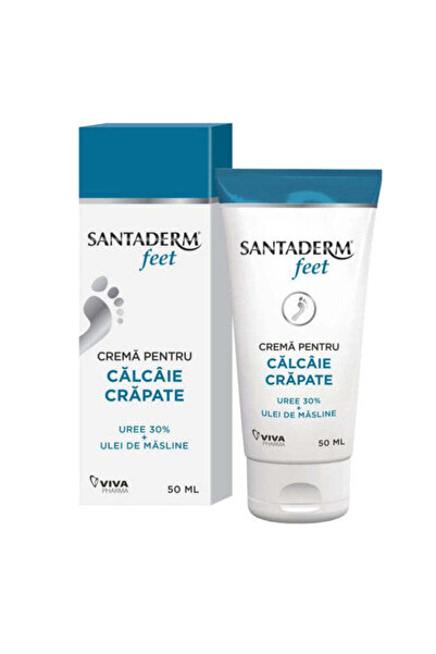 Viva Pharma Crema pentru calcaie crapate Santaderm 4feet, 50ml, Viva Pharma