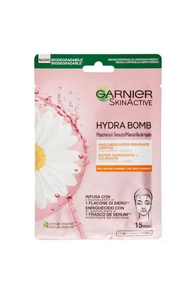 Garnier Hydrating and Soothing Face Mask with Chamomile Extract Skinactive Hydrabomb