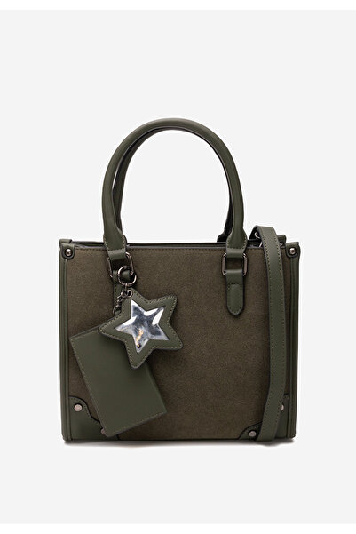 B T Shoes Zelená rukojeť kabelky Cristyn