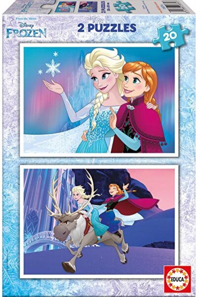EDUCA Puzzle 2 in 1, 2x20 Frozen