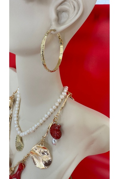 XUPING JEWELRY Desenli Halka Küpe