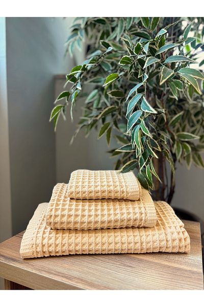diabella Waffle Patterned Multi-Purpose Towel Set