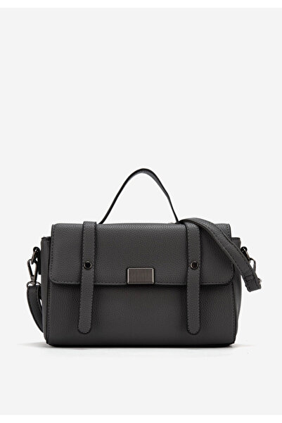 B T Shoes Šedé rukojeť kabelky Mikita