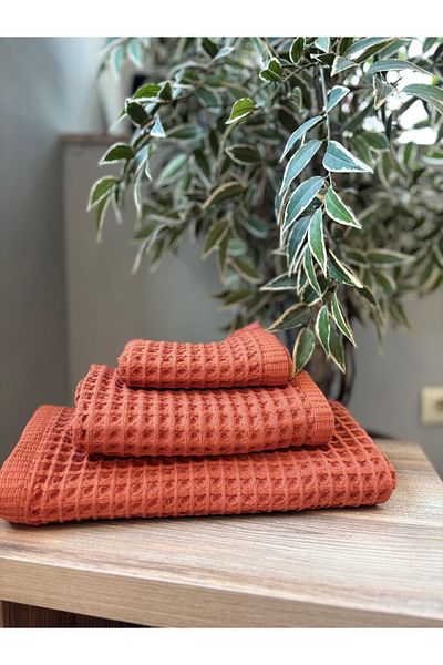 diabella Waffle Patterned Multi-Purpose Towel Set