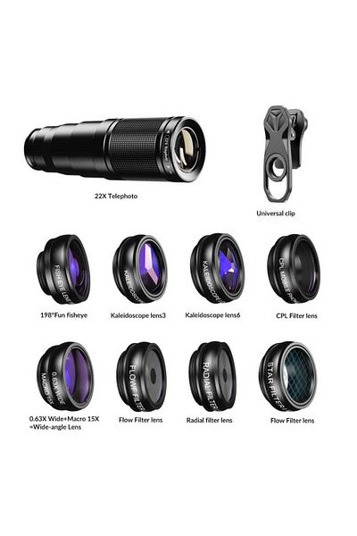 APEXEL 22X Telephoto Smartphone Lens Kit
