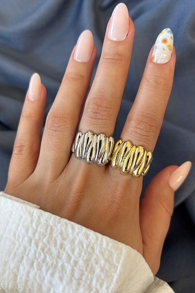 Leo'Stone New Season Twist Luxe Design Adjustable Women's Ring