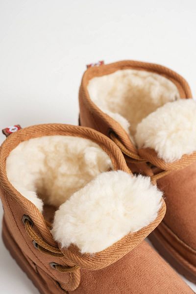 Zerenyus Daria Premium Women's Winter Tan Fur Lined Boots