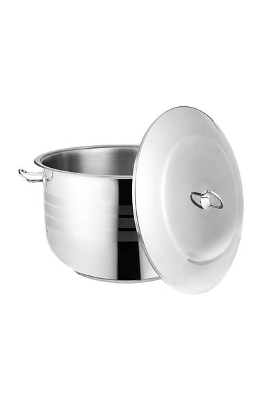 Dania High-quality Turkish stainless steel pot, size 40*26 cm, capacity 40 liters