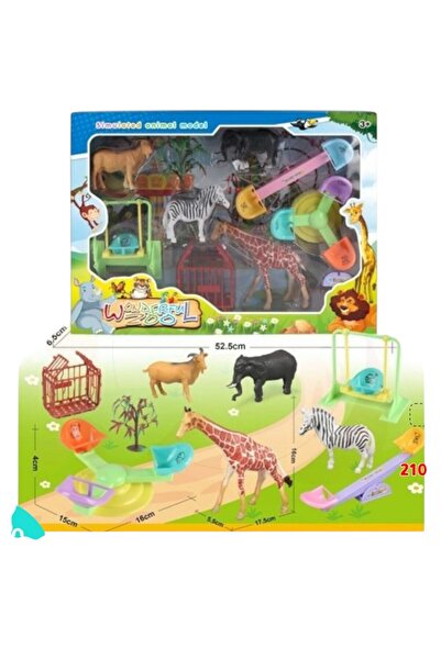Toybox Mini Animal Figures Gift Box - Plastic Tiny Forest Animal Figurines Toy For Kids