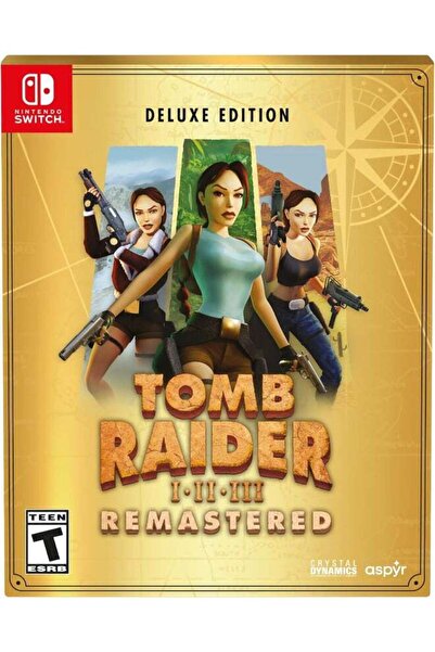 Nintendo Switch Tomb Raider I-II-III Remastered Steelbook DE - Switch