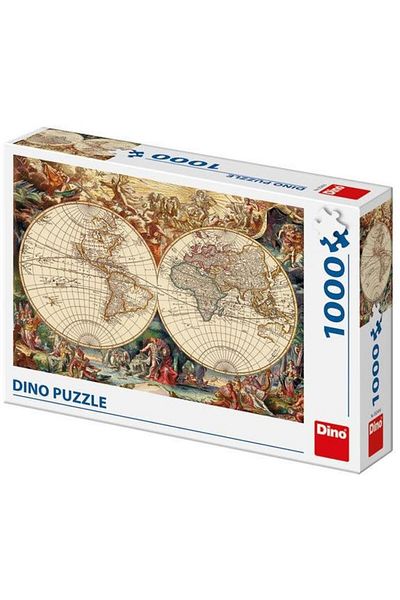 Dino Puzzle - Historical Map (1000 pieces)