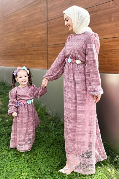 Missvalle Dantelli Anne Elbise Gül Kurusu 16800