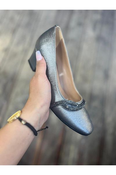 Nur Rose Pietre de platină pentru femei, confortabile, zilnice, anatomici, eleganti, rochii de seară, pantofi pentru mamă, cu toc gros, fără șireturi