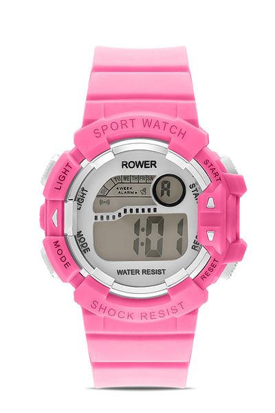 Ticarto Rwr Collection Children's Digital Fuchsia Silicone Wrist Watch Tctsr0...