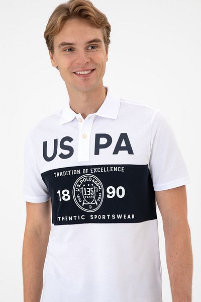 U.S. Polo Assn. Men's White T-Shirt 50299822-Vr013