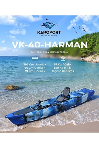KANOPORT HARMAN TEK KİŞİLİK BALIKÇI KANOSU