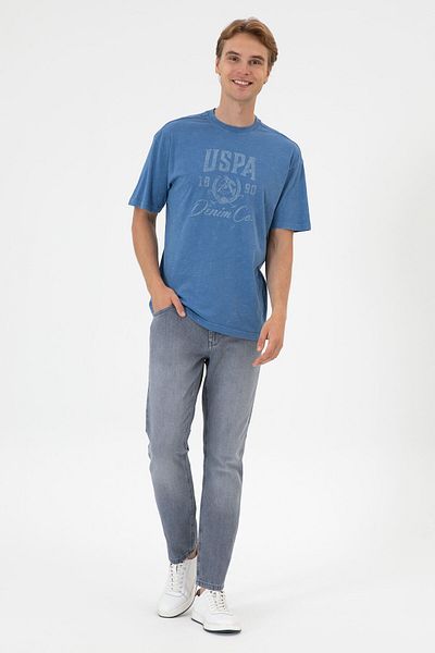 U.S. Polo Assn. Men's Gray Jean Trousers 50304386-Dn0025