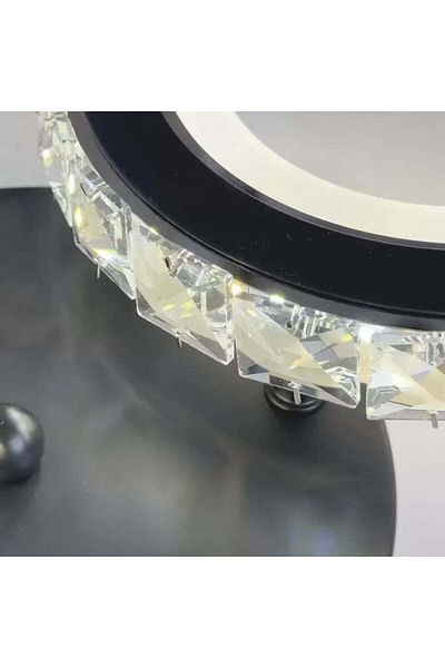 KORMAN TECHNIK LED chandelier with remote control NOVA ROTONDA RGB 154W,, Cold/Warm/Neutral light, Dimmable, Black,