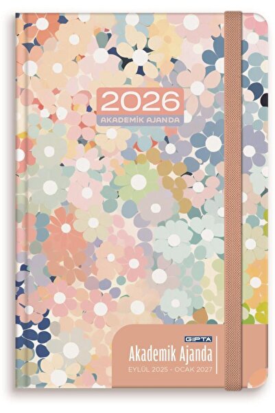 Gıpta 2025 Eylül-2026 Aralık DİKİŞLİ Akademik Ajanda 17X24 Cm Model-7