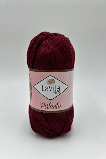 LaVita Yarn Fir de tricotat manual Diamond 100% acrilic 100gr (0020 BORDO)