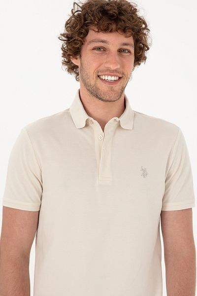 U.S. Polo Assn. Men's Stone Basic T-Shirt 50306015-Vr049