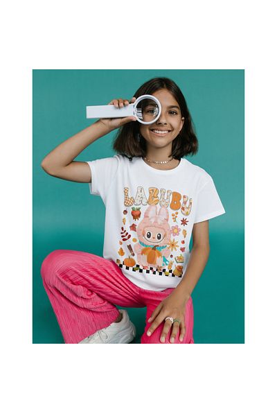 ALPŞAN TİCARET Labubu T-Shirt Labubu Kids T-Shirt Labubu Adult Unisex Tee