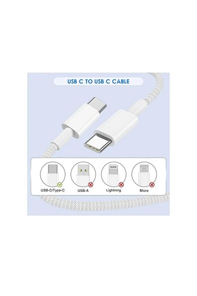 NEWDARK iPhone 15 iPhone 16 Cable Straw Cable Type-C Open Single Cable