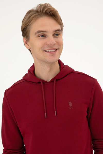 U.S. Polo Assn. Men's Burgundy Basic Sweatshirt 50313720-Vr014