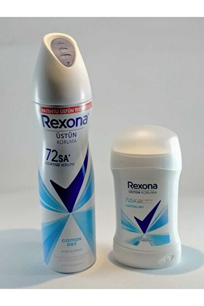 Rexona Cotton Dry Deodorant 150 ml ve Cotton Dry Stick 40 ml 2’li Set