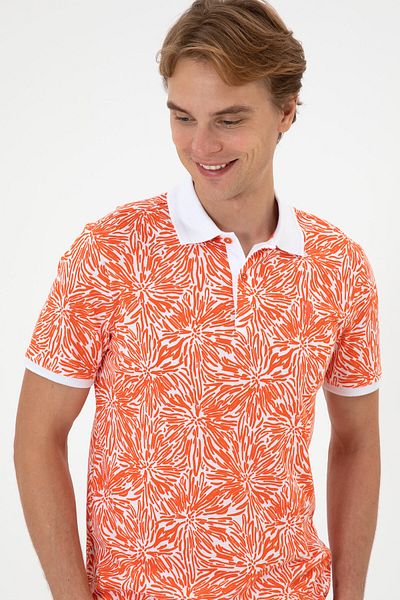U.S. Polo Assn. Men's Pomegranate Flower T-Shirt 50299663-Vr039