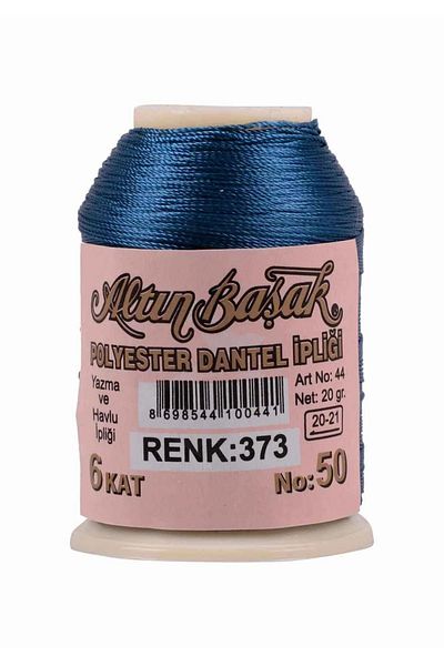 Yüsra Shop Altinbasak Polyeste 373 Denim Blue Lace Thread 20 Gr Writing String