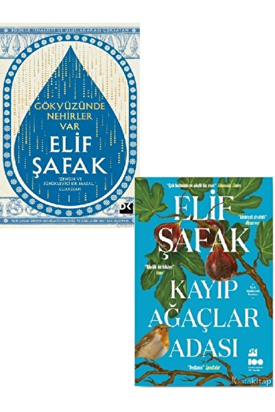 Destek Yayınları Gökyüzünde Nehirler Var - Kayıp Ağaçlar Adası - Elif Şafak 2...