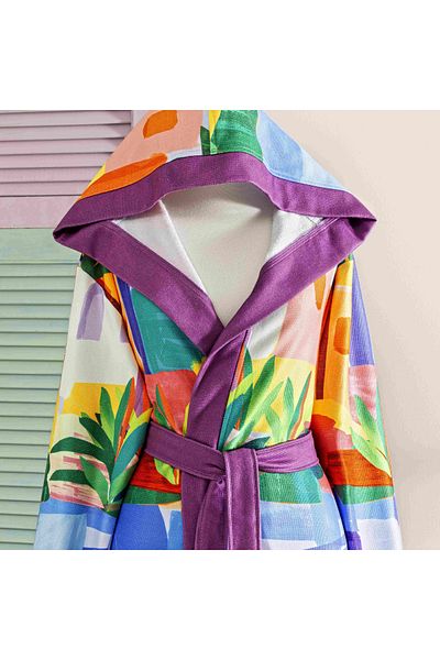 Taç Lyona Cotton Polyester Teenage Bathrobe Red 15-18 Years