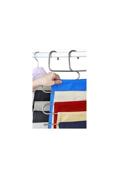 Süper Home Metal 5-Layer Trouser Hanger