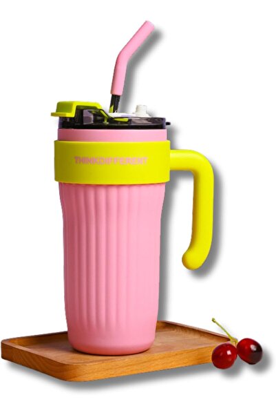 Twisoo Insulated Tumbler with Handle and Straw Lid, Stainless Steel Coffee Mu...