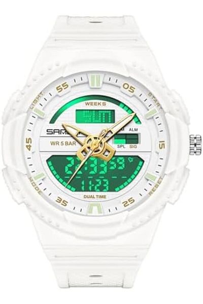 EXCEFORE Women's Waterproof Digital and Analog Watch