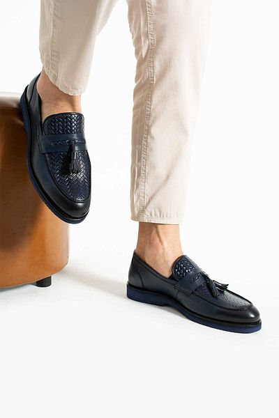 Bestello Laceless Tasseled Eva Sole Casual 331-456 Men's Shoes