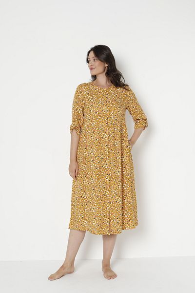 Juliet Deluxe Women's Woven Viscose Fabric Patterned Dress 35096