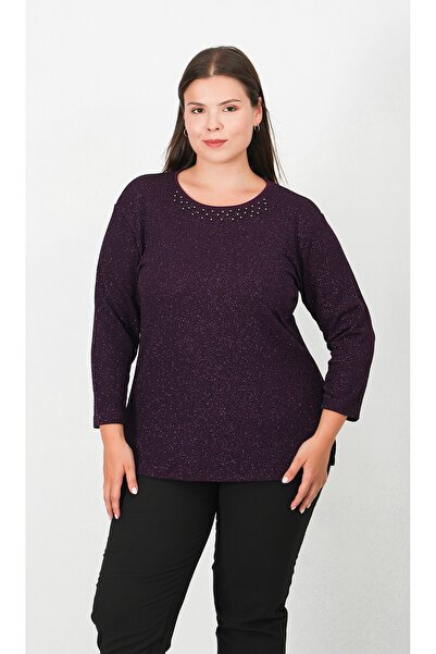 Lanze Abiye Simli Fukuro Turvakar Kol Bluz