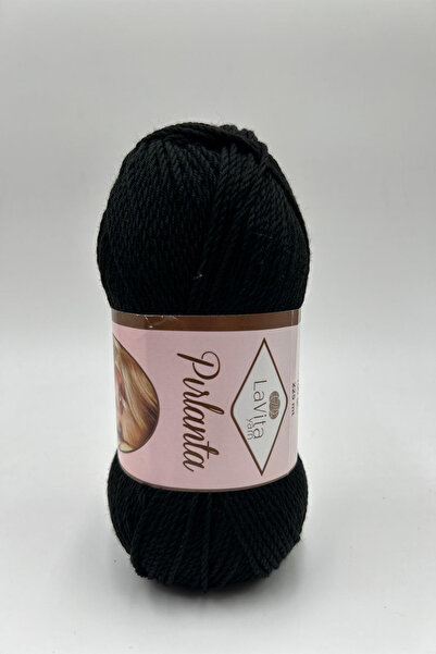 LaVita Yarn Fir de tricotat manual Diamond 100% acrilic 100gr (9500 NEGRU)