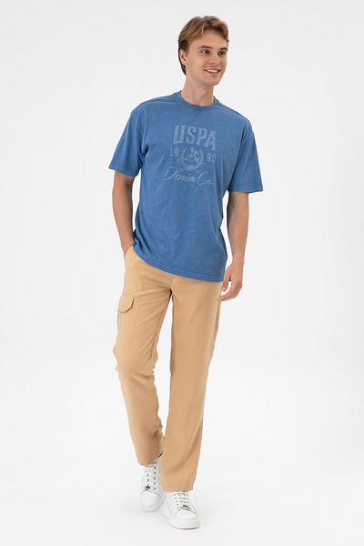 U.S. Polo Assn. Men's Camel Canvas Trousers 50300441-Vr015