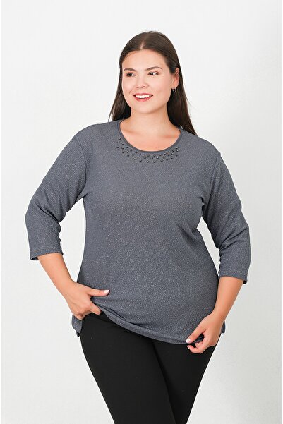 Lanze Evening Dress Glitter Fukuro Turvakar Sleeve Blouse