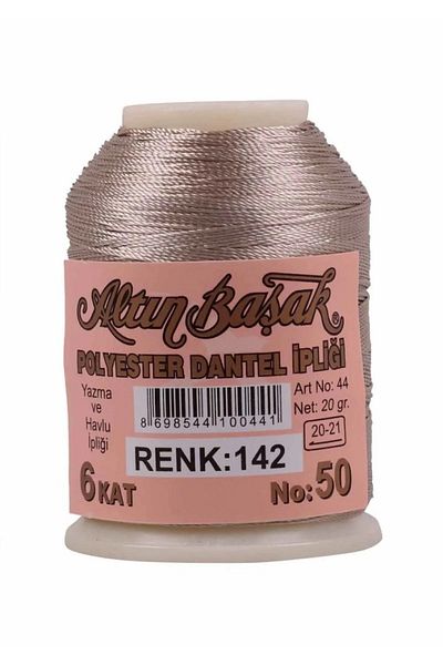 Yüsra Shop Altinbasak Polyester 142 Ecru Lace Thread 20 Gr Writing Thread