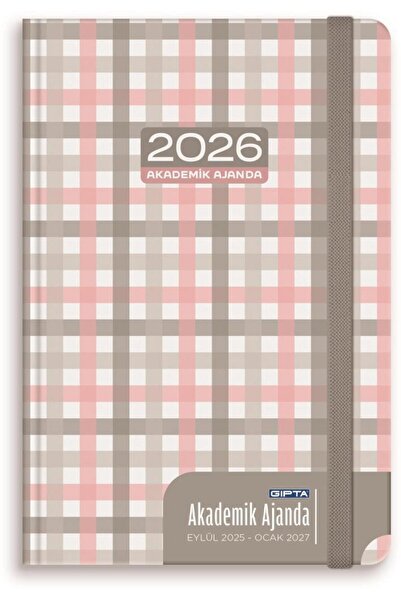 Gıpta 2025 Eylül-2026 Aralık DİKİŞLİ Akademik Ajanda 17X24 Cm Model-11